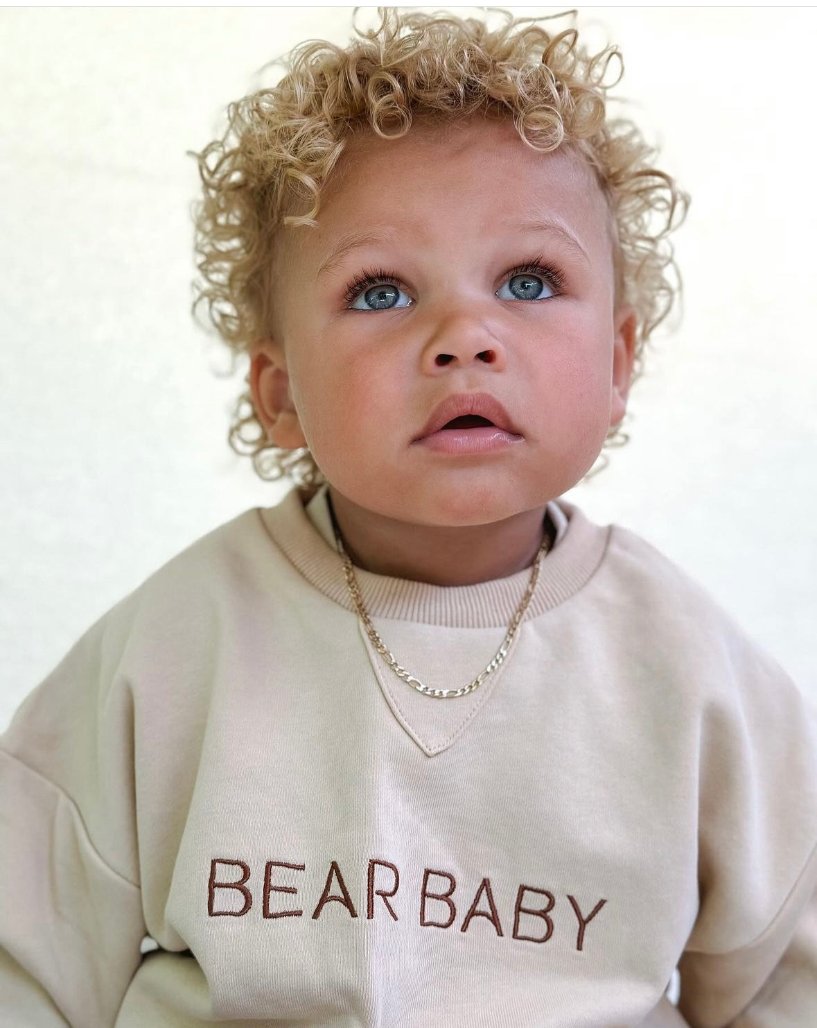 Bear Baby Jumper - Beige