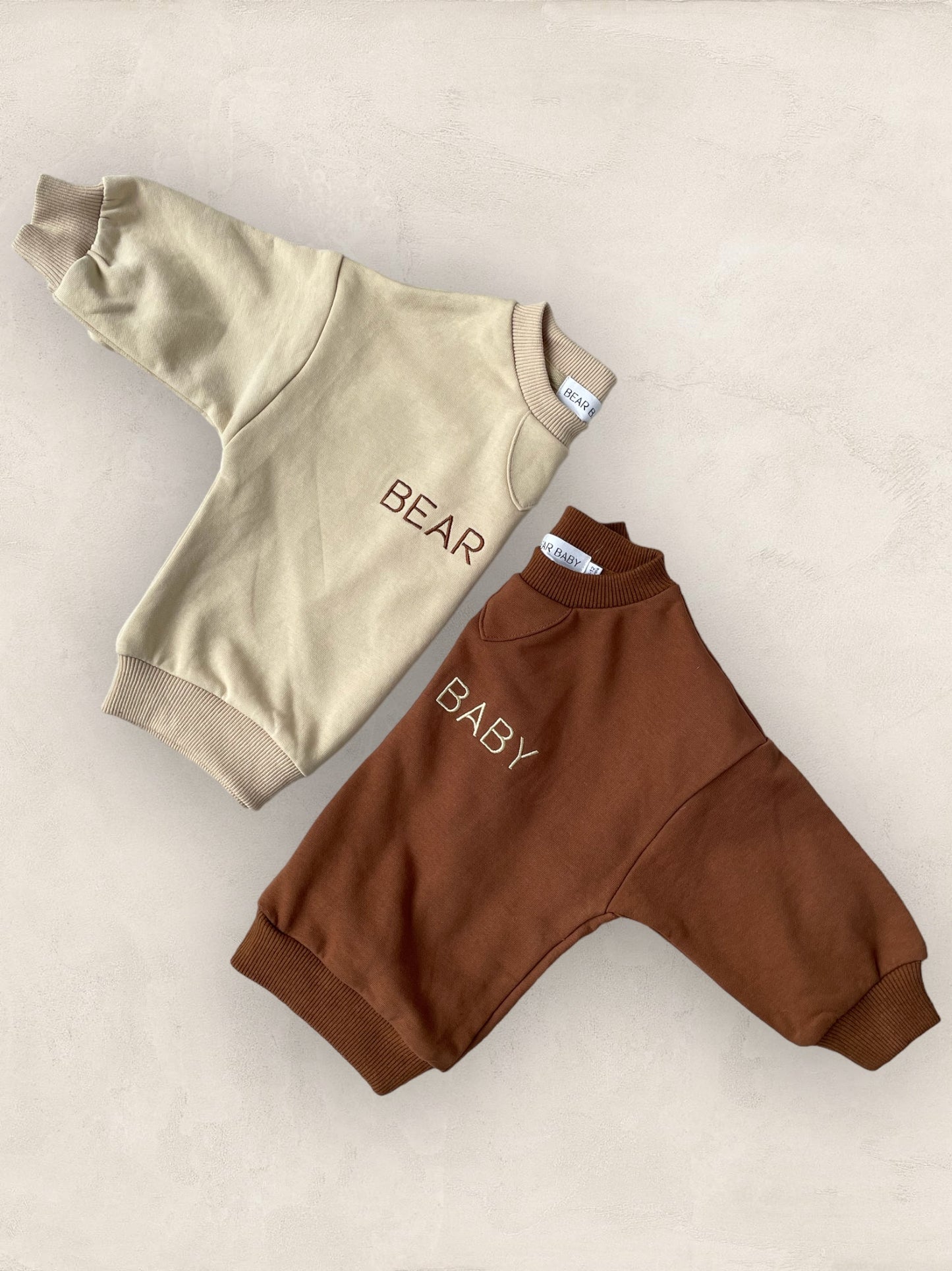 Bear Baby Jumper - Beige