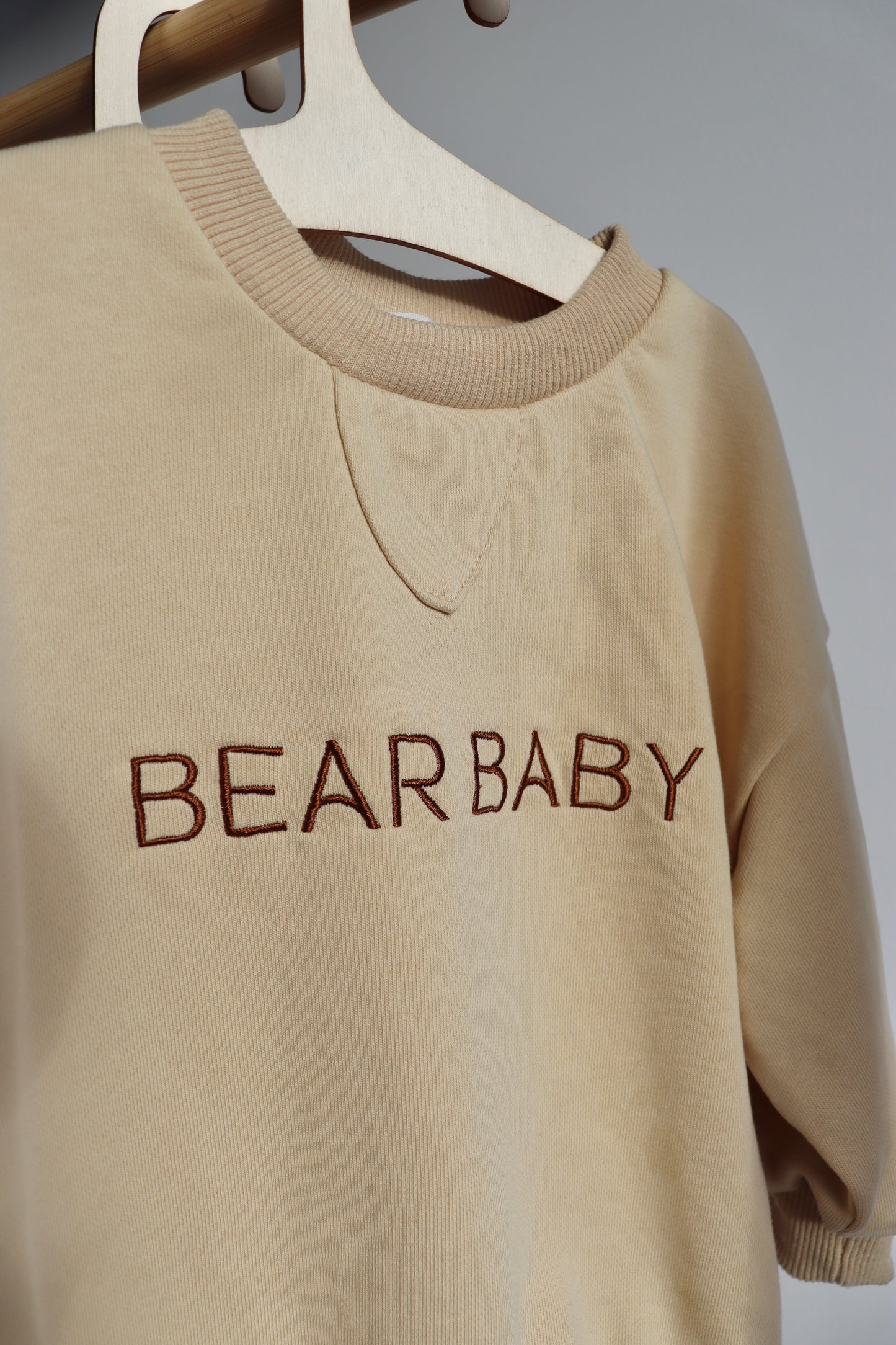 Bear Baby Jumper - Beige